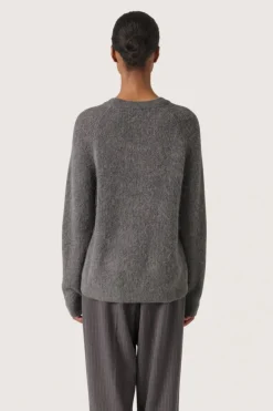 Tuesday Raglan Pullover LS - Dark Gull Gray