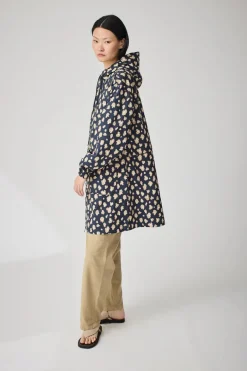 Udu Coat - Navy Leo