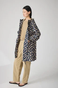 Udu Coat - Navy Leo