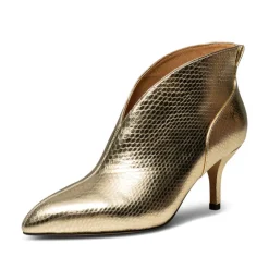 Valentine Low Cut Snake - Gold