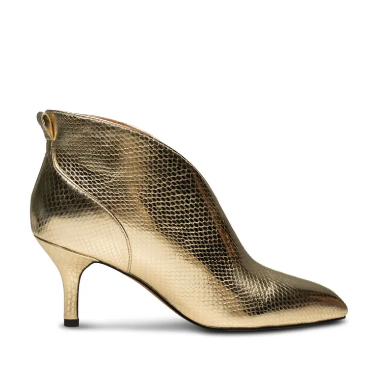 Valentine Low Cut Snake - Gold