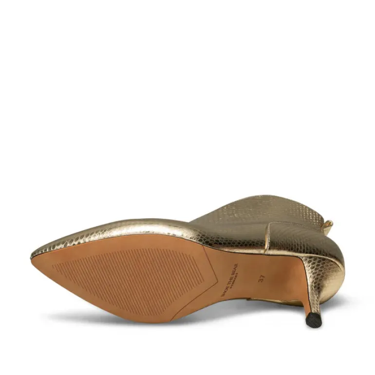 Valentine Low Cut Snake - Gold