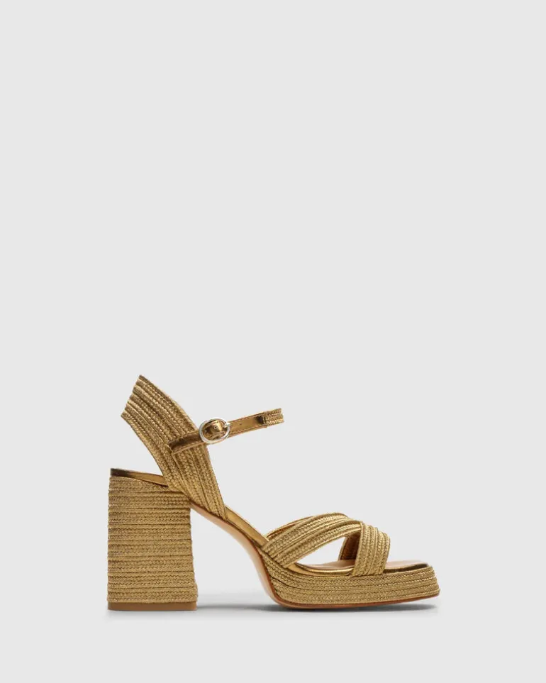 Valle Metallic Sandal - Oro