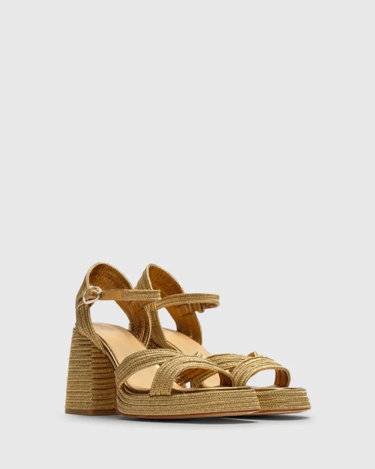 Valle Metallic Sandal - Oro