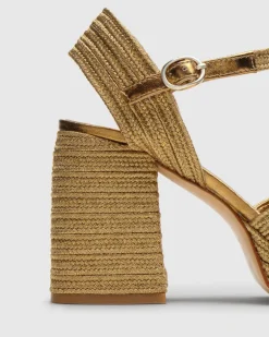 Valle Metallic Sandal - Oro