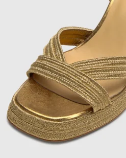 Valle Metallic Sandal - Oro
