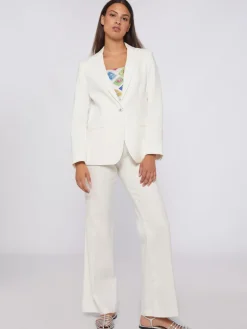 Veronica Pants - White Linen