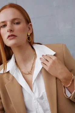 Villar Earrings - Gold