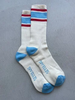 Vintage Cotton Socks - Moon