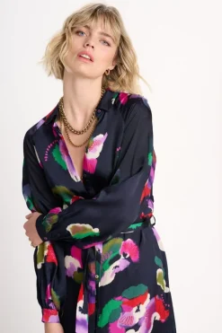 Violets Dress - Blue
