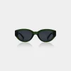 Winnie Sunglasses - Dark Green Transparent