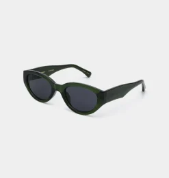 Winnie Sunglasses - Dark Green Transparent
