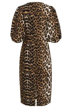 Xala Midi Dress - Leopard Pattern