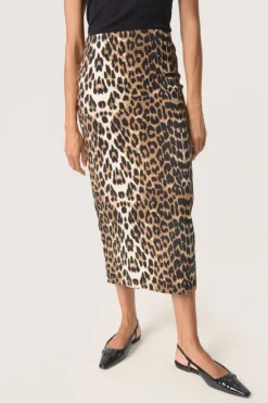 Xala Pencil Skirt - Leopard Pattern