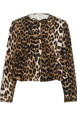 Xala Shirt Blouse LS - Leopard Pattern