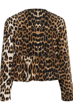 Xala Shirt Blouse LS - Leopard Pattern