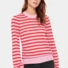 Xau LS Shimmer Pullover - Pink Frosting
