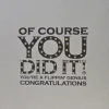 You Did It