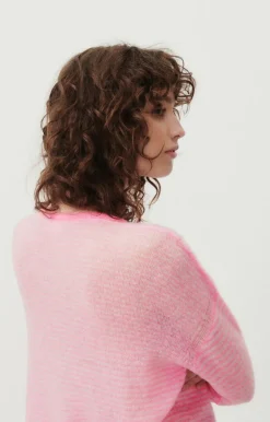 Zakday V-Neck Jumper - Rayures Gris