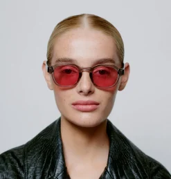 Zan Sunglasses - Grey Transparent