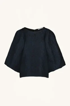 Zasu Jacquard Blouse - Midnight