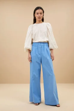Zasu Lurex Blouse - Off White