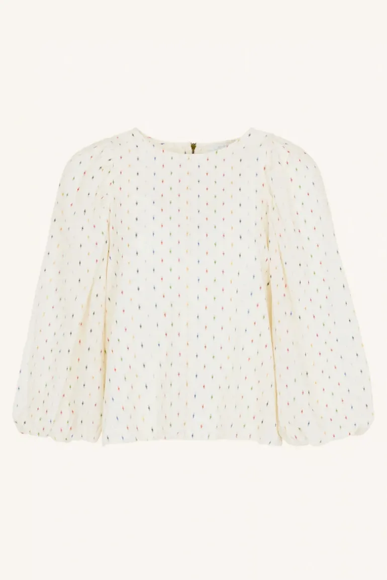 Zasu Lurex Blouse - Off White